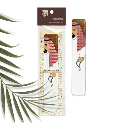 فاصل كتاب خشبي