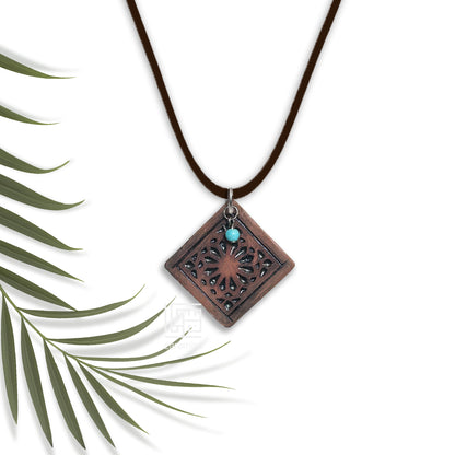 Square Ceramic Pendant
