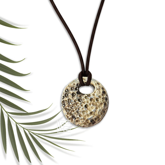 Circle Ceramic Pendent