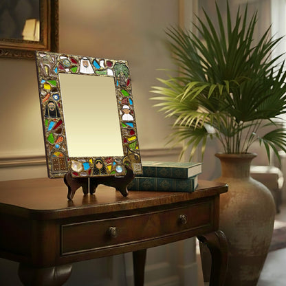Mix-Media Mirror Frame