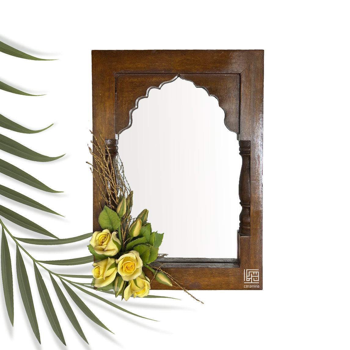 Floral Mirror Frame