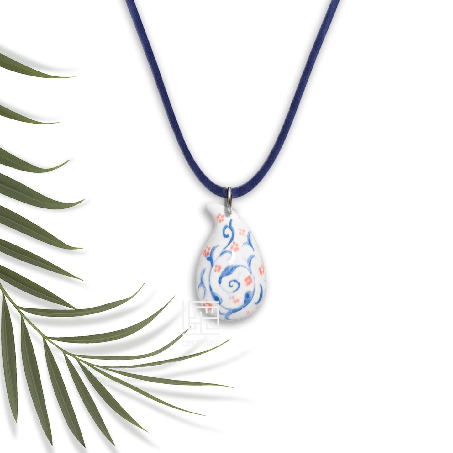 Paisley Ceramic Pendant