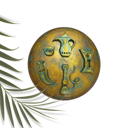 Decorated Pottery Plate