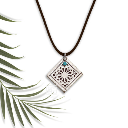 Square Ceramic Pendant