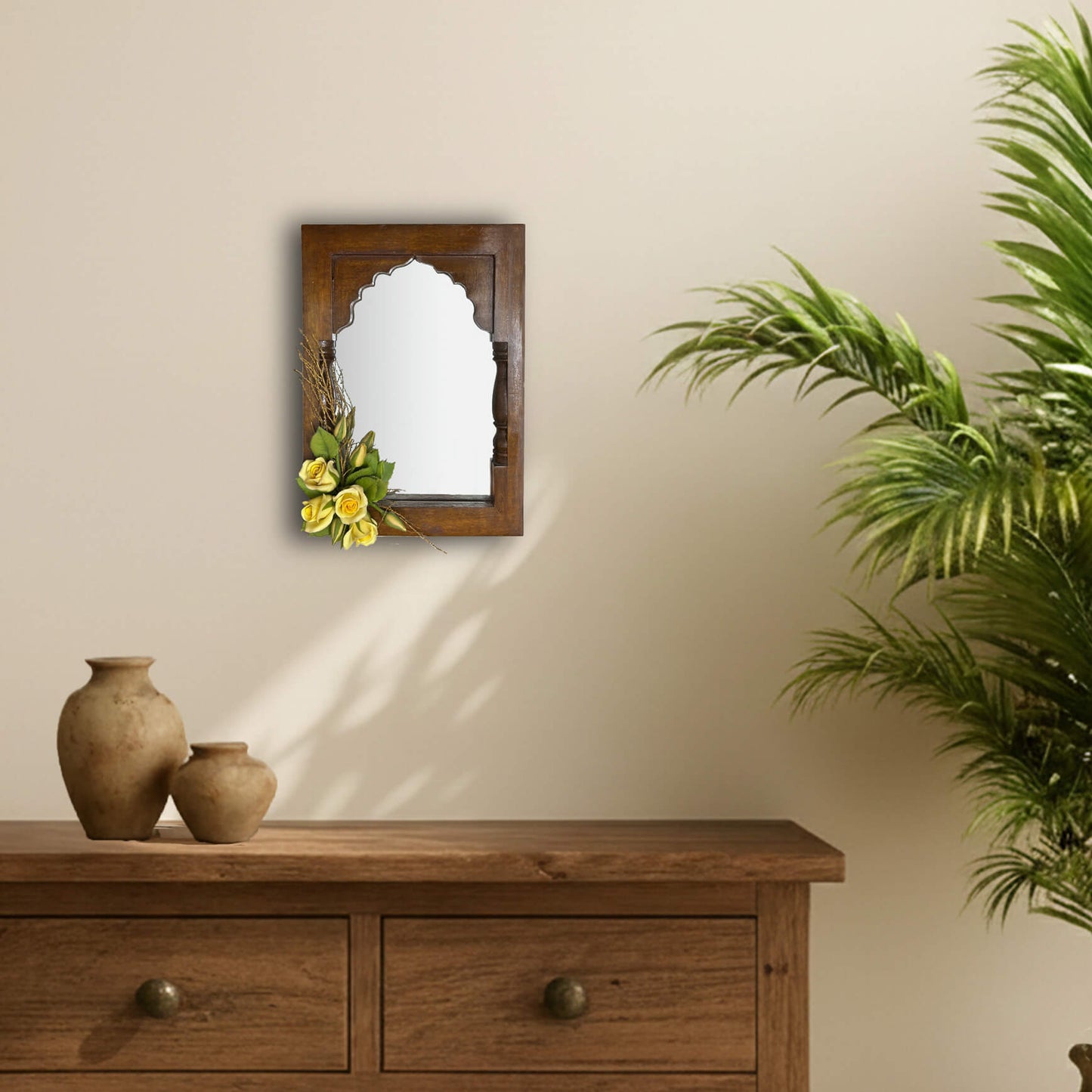 Floral Mirror Frame