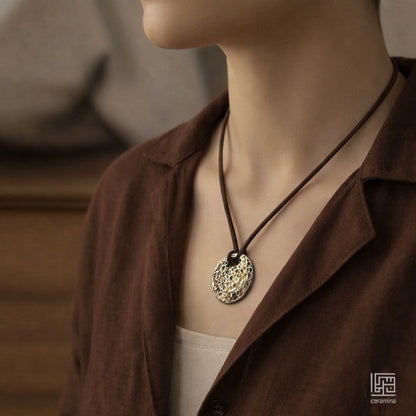 Circle Ceramic Pendent