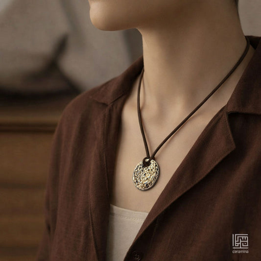 Circle Ceramic Pendent